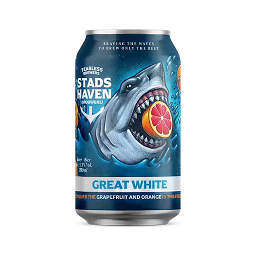 STADSHAVEN GREAT WHITE BLIK - 12X 33 CL